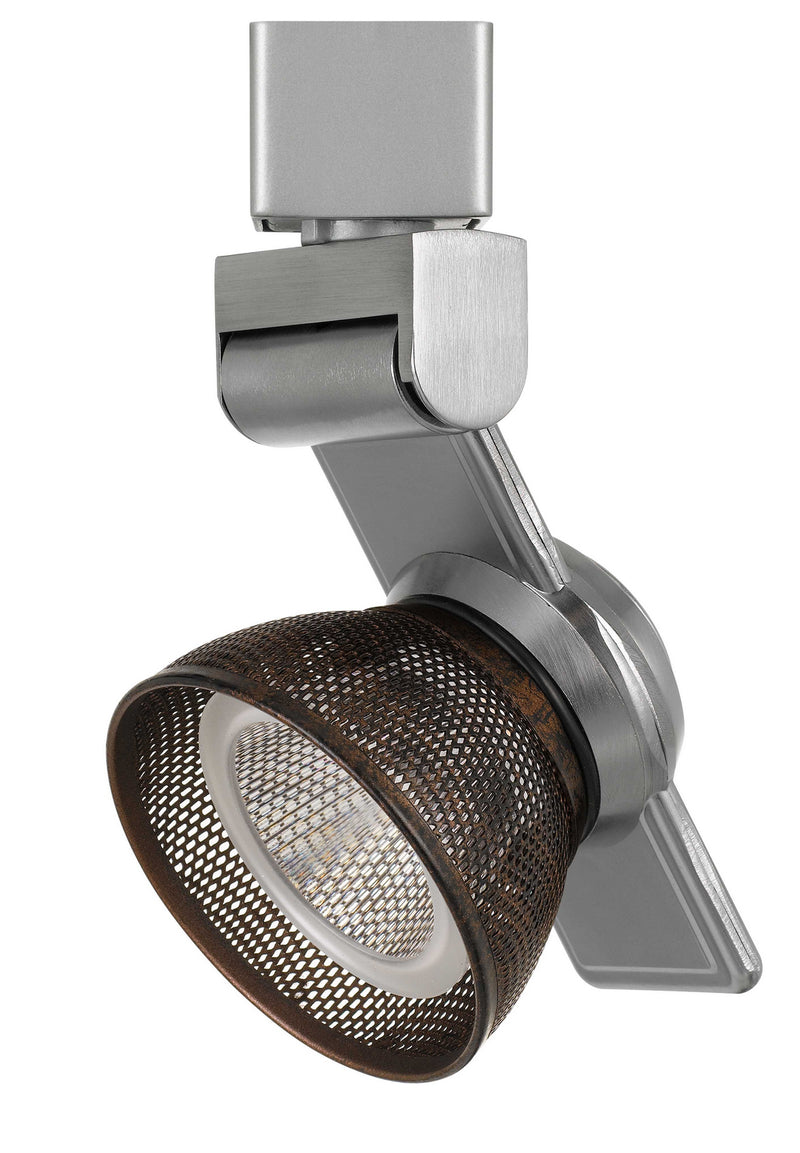 Cal Lighting HT-999BS-MESHRU LED Track Fixture, Brushed Steel