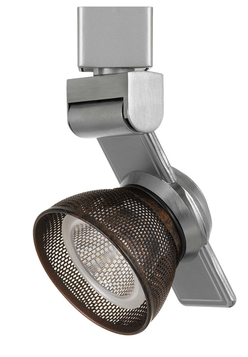 Cal Lighting HT-999BS-MESHRU LED Track Fixture, Brushed Steel