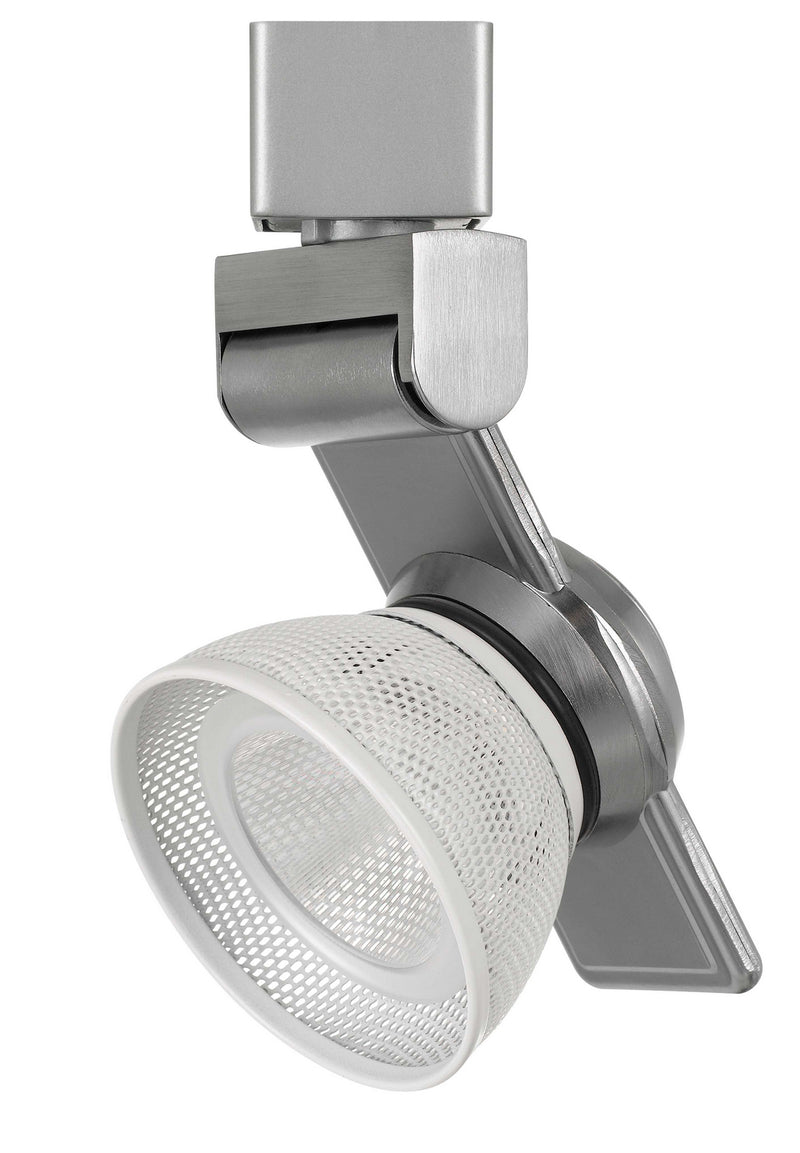 Cal Lighting HT-999BS-MESHWH LED Track Fixture, Brushed Steel