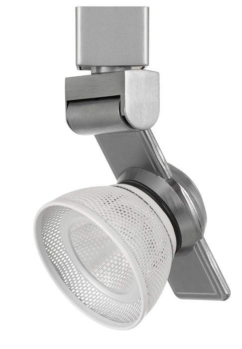 Cal Lighting HT-999BS-MESHWH LED Track Fixture, Brushed Steel