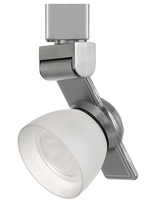 Cal Lighting HT-999BS-WHTFRO LED Track Fixture, Brushed Steel