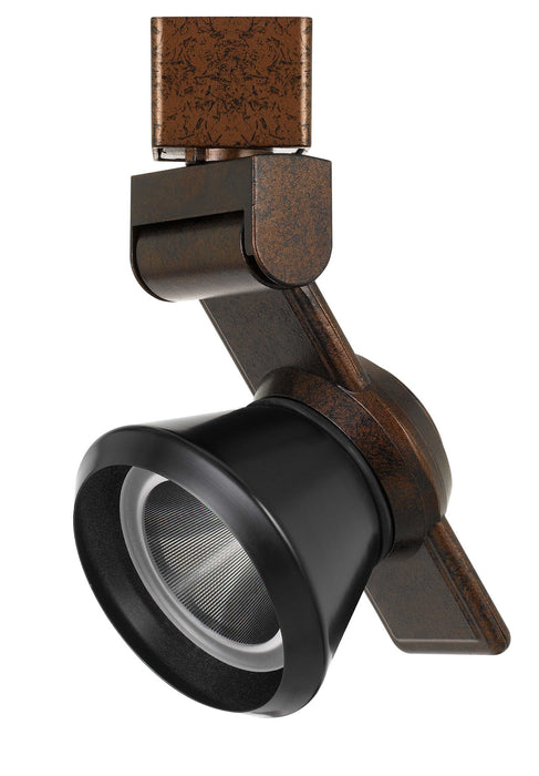 Cal Lighting HT-999RU-CONEBK LED Track Fixture, Rust