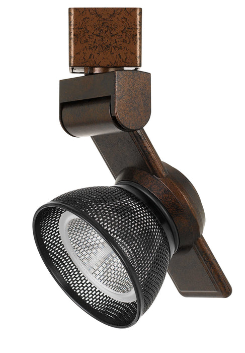 Cal Lighting HT-999RU-MESHBK LED Track Fixture, Rust