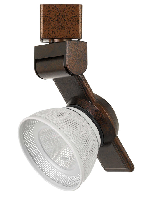 Cal Lighting HT-999RU-MESHWH LED Track Fixture, Rust