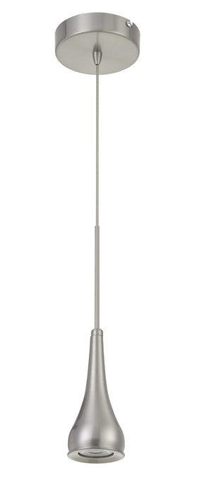 Cal Lighting UP-1117 LED Pendant, Brushed Steel