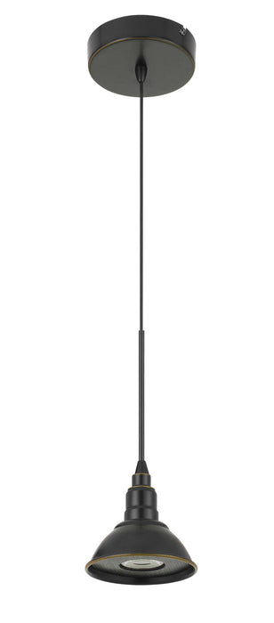Cal Lighting UP-1119 LED Pendant, Dark Bronze