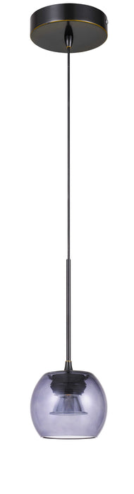 Cal Lighting UP-1120 LED Pendant, Dark Bronze