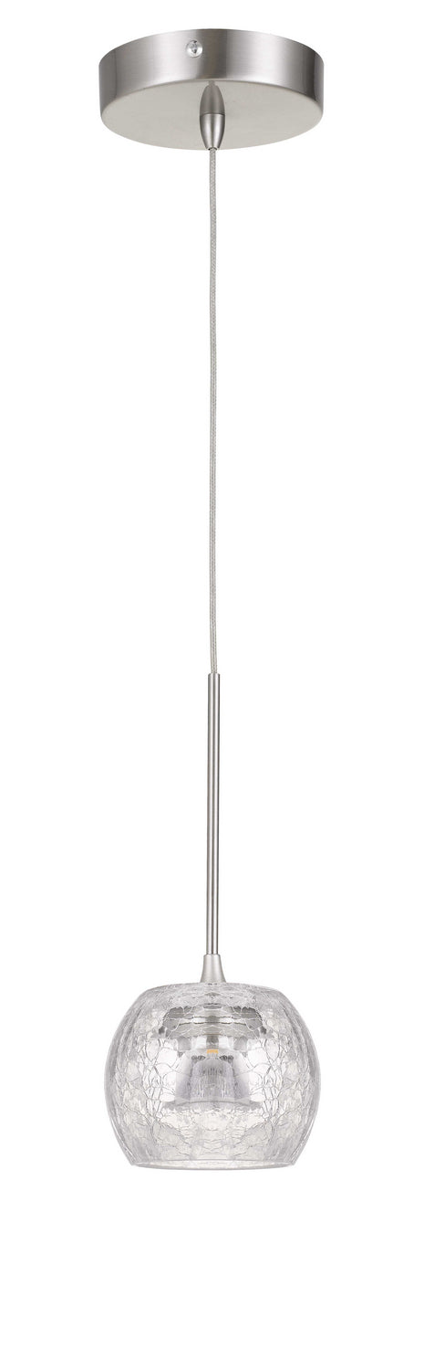 Cal Lighting UP-1122 LED Pendant, brushed Steel