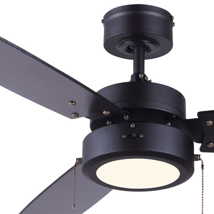 Canarm CF42WAL3BK 42"Ceiling Fan, Matte Black