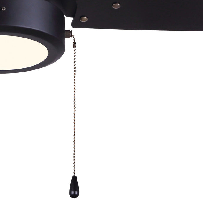 Canarm CF42WAL3BK 42"Ceiling Fan, Matte Black