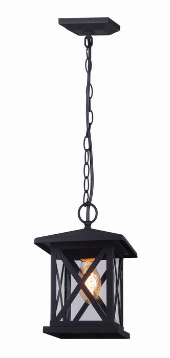 Canarm IOL399BK One Light Outdoor Pendant, Black