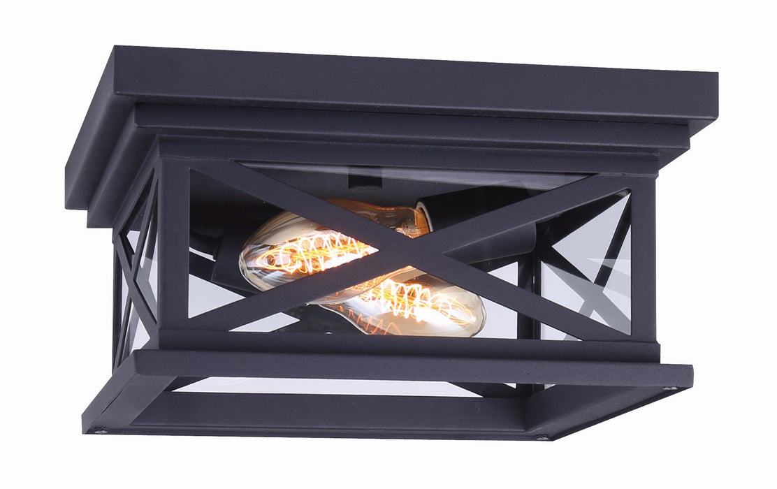 Canarm IOL400BK One Light Outdoor Lantern, Black
