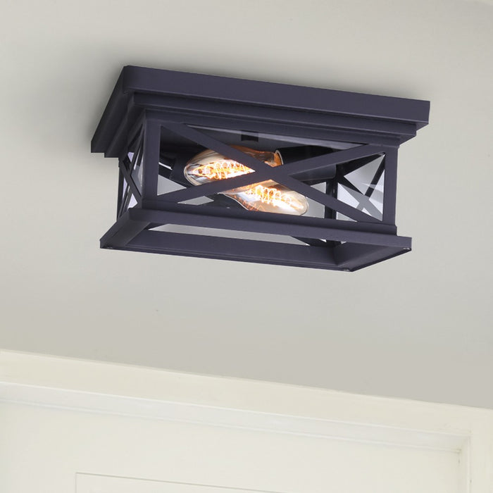 Canarm IOL400BK One Light Outdoor Lantern, Black