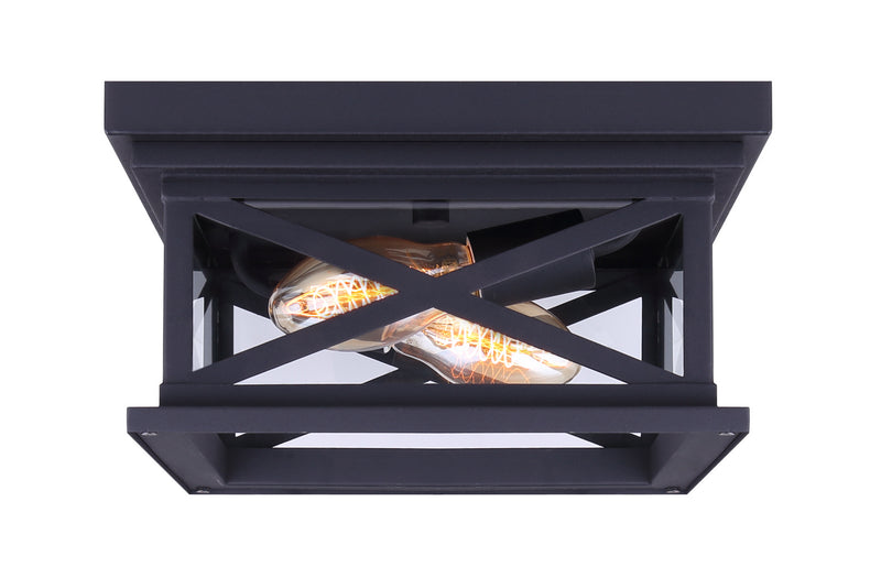 Canarm IOL400BK One Light Outdoor Lantern, Black