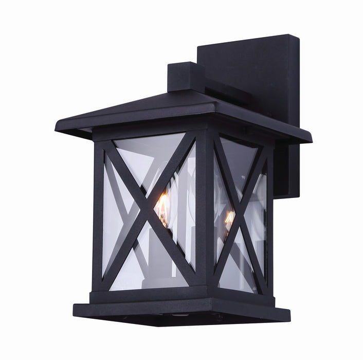 Canarm IOL402BK Two Light Outdoor Lantern, Black