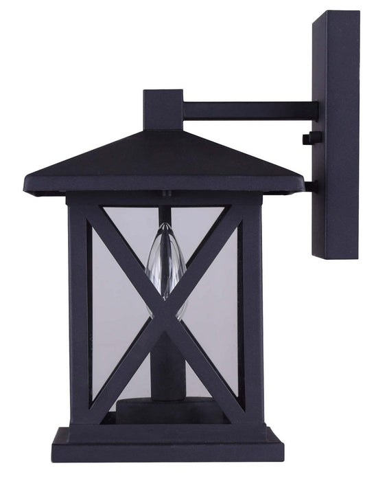 Canarm IOL402BK Two Light Outdoor Lantern, Black