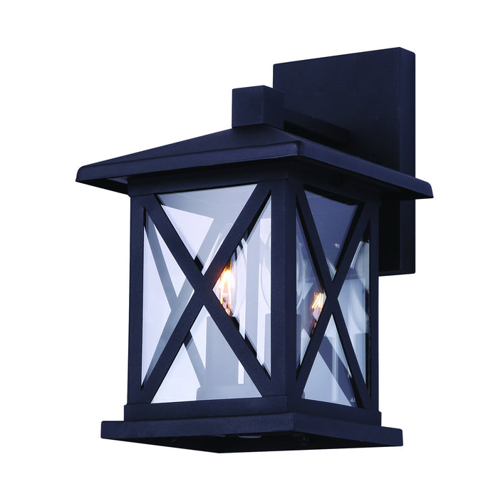 Canarm IOL402BK Two Light Outdoor Lantern, Black