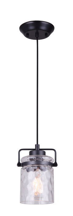 Canarm IPL707A01GPH One Light Pendant, Graphite