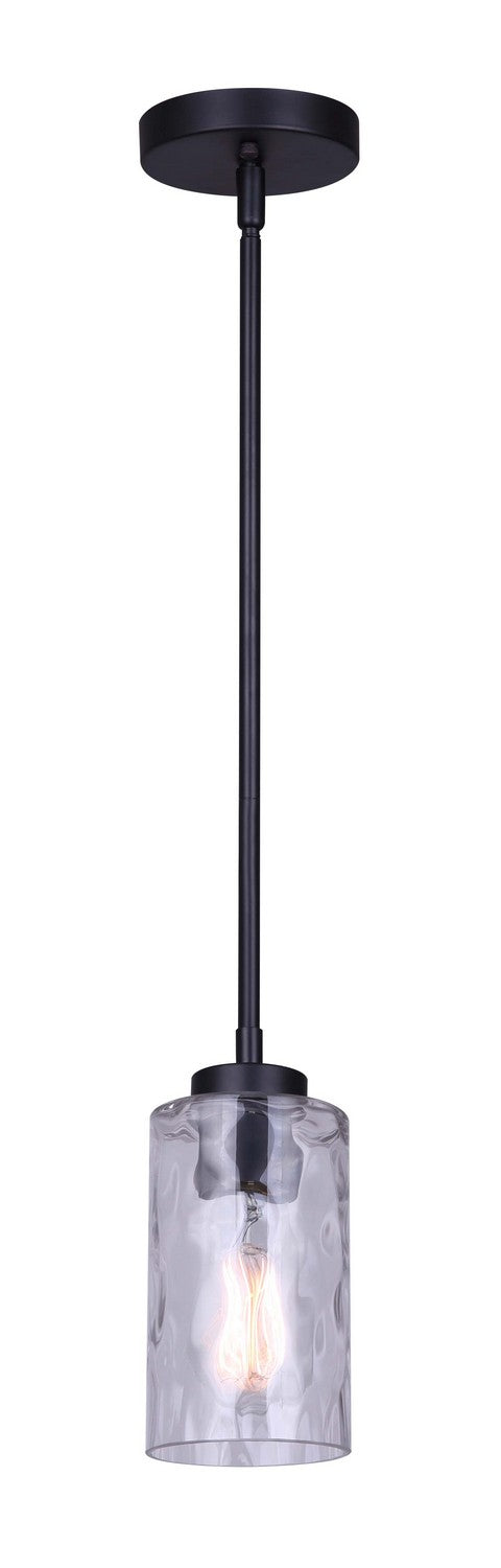 Canarm IPL754A01BK One Light Pendant, Black