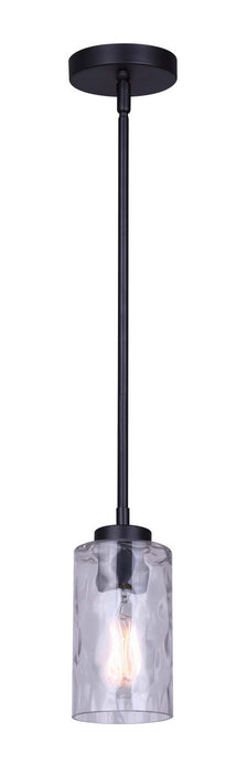Canarm IPL754A01BK One Light Pendant, Black