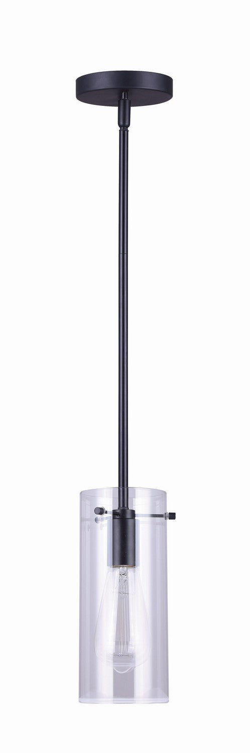 Canarm IPL759A01BK One Light Pendant, Black