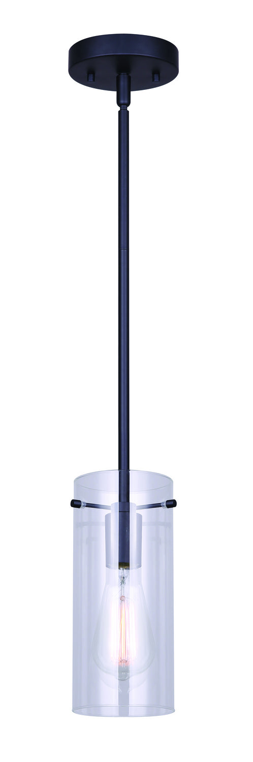 Canarm IPL759A01BK One Light Pendant, Black