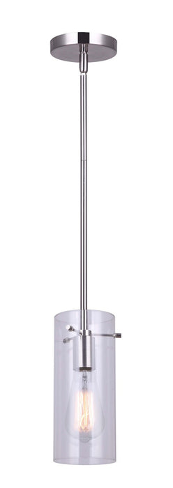 Canarm IPL759A01BN One Light Pendant, Brushed Nickel
