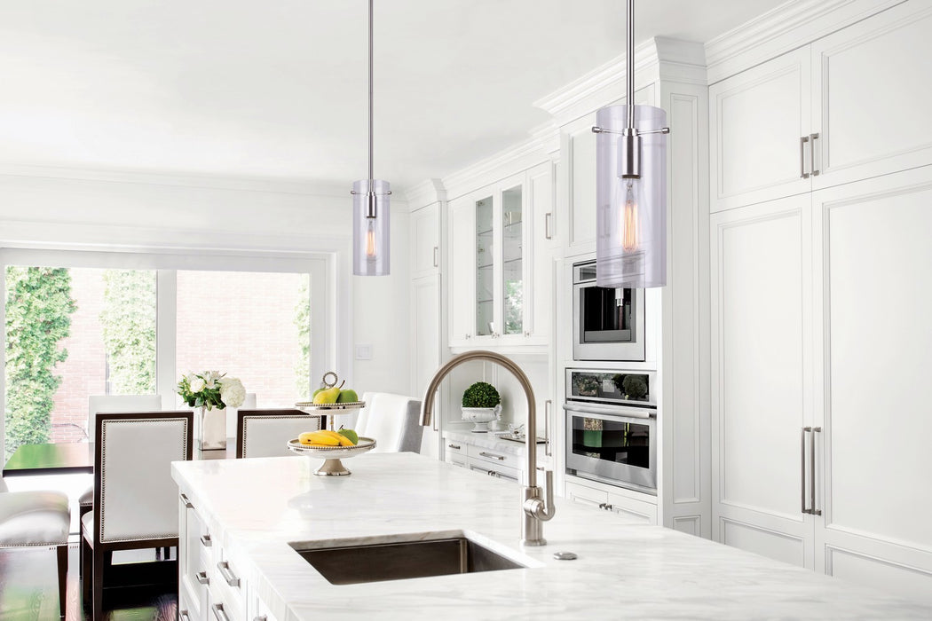 Canarm IPL759A01BN One Light Pendant, Brushed Nickel