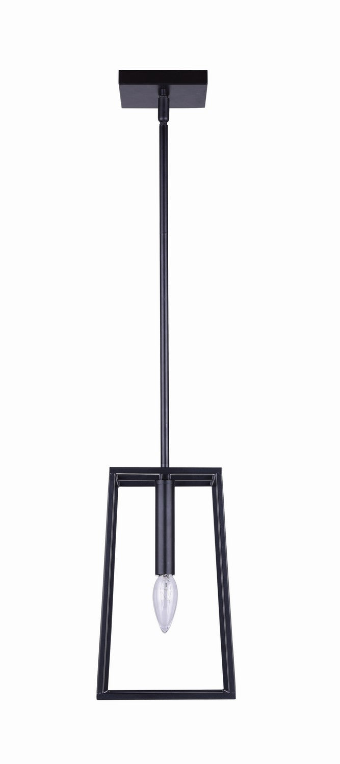 Canarm IPL763A01BK One Light Pendant, Black