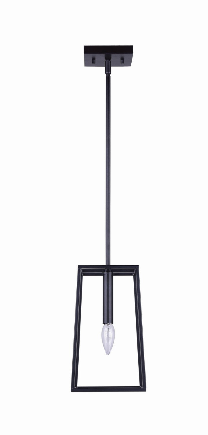 Canarm IPL763A01BK One Light Pendant, Black