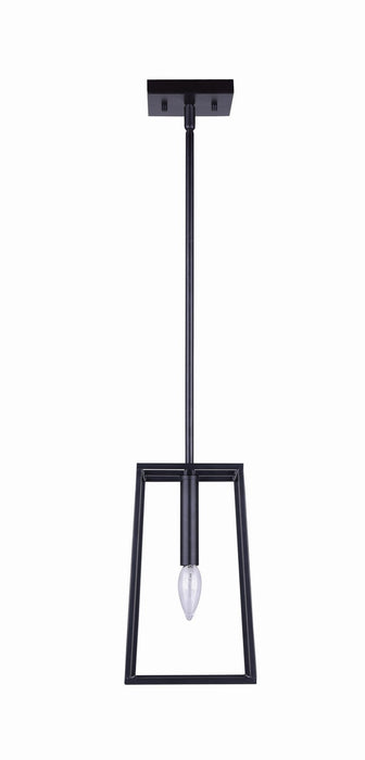 Canarm IPL763A01BK One Light Pendant, Black