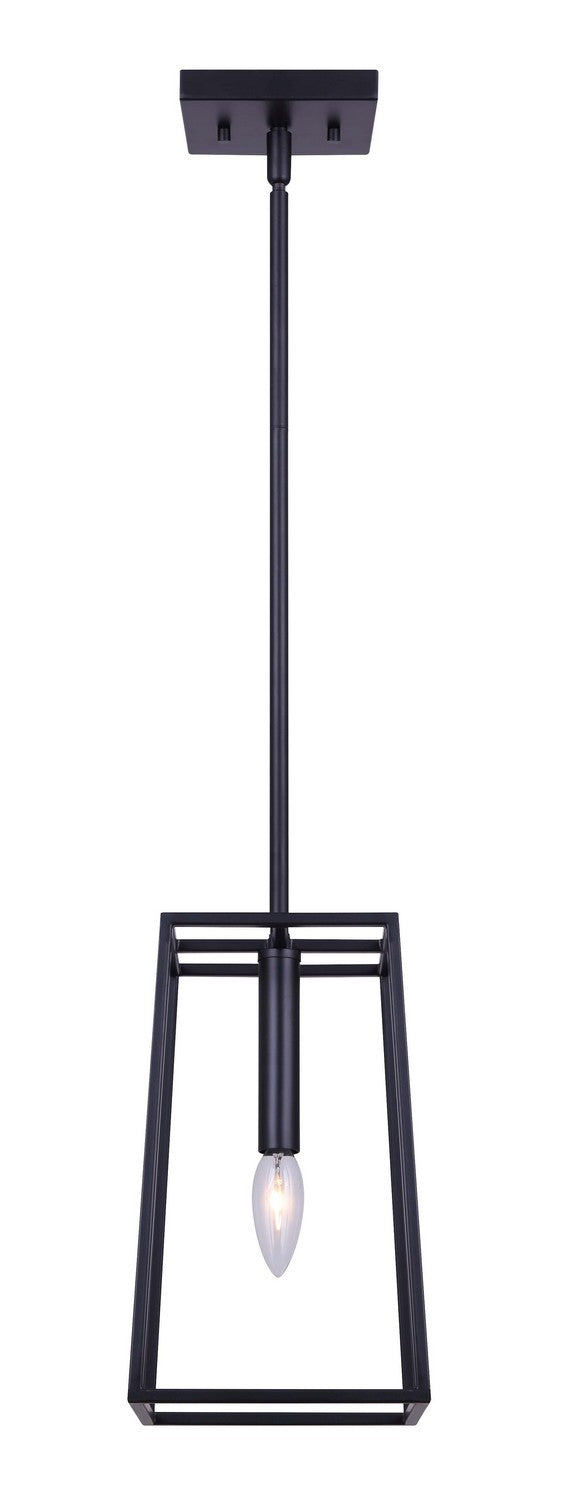 Canarm IPL763A01BK One Light Pendant, Black