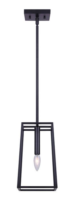 Canarm IPL763A01BK One Light Pendant, Black