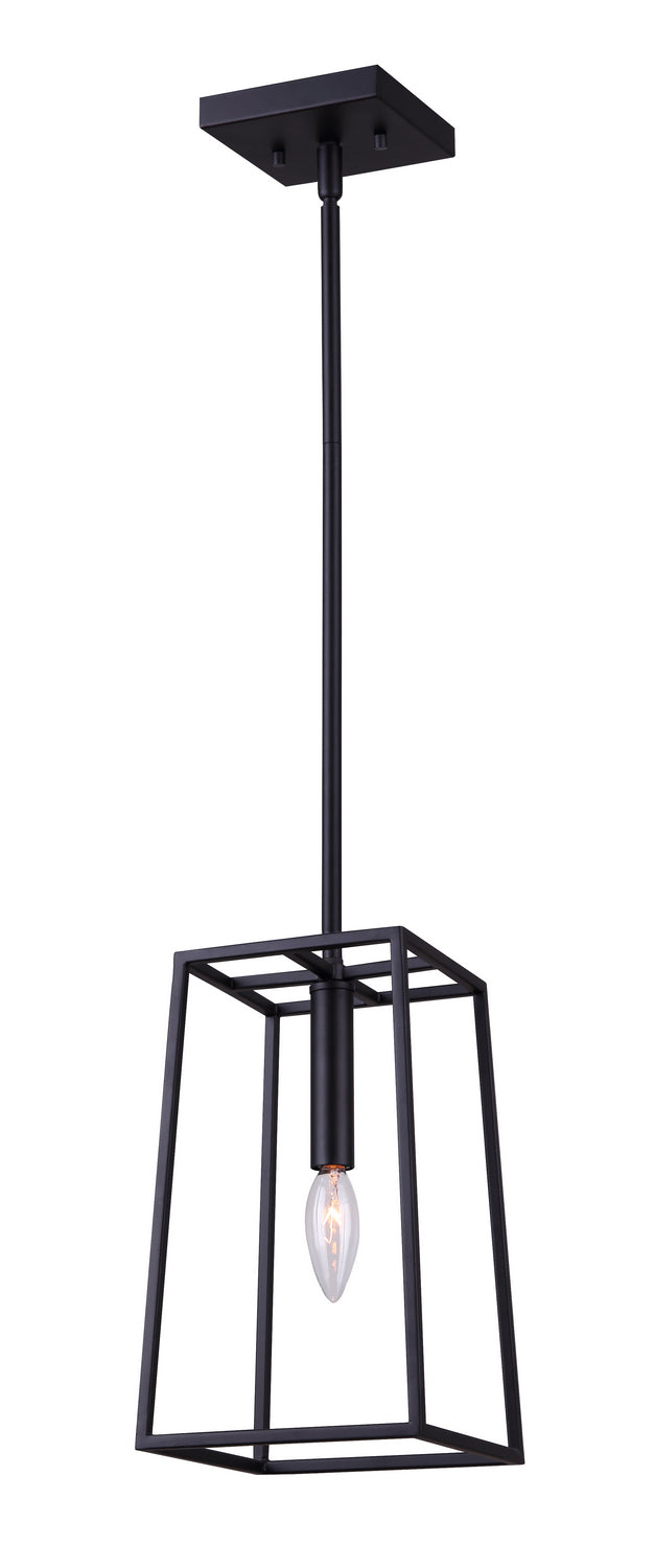 Canarm IPL763A01BK One Light Pendant, Black