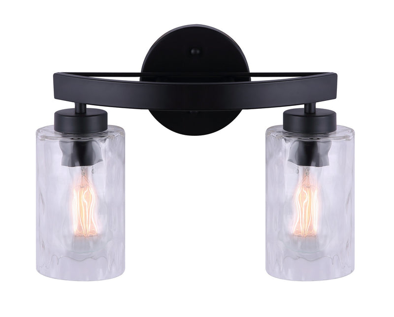 Canarm IVL754A02BK Two Light Vanity, Black