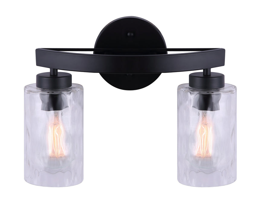 Canarm IVL754A02BK Two Light Vanity, Black