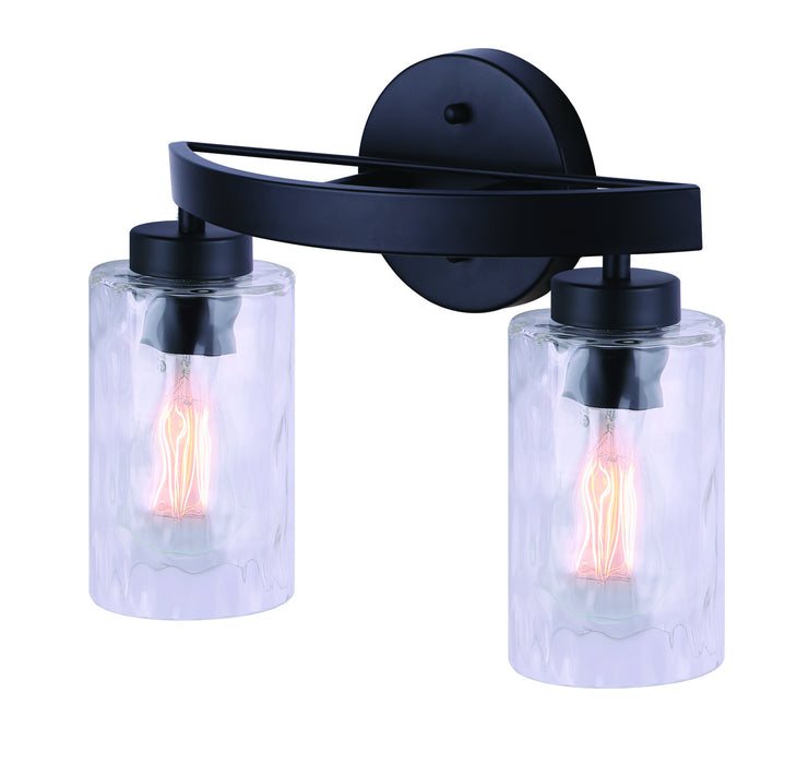 Canarm IVL754A02BK Two Light Vanity, Black