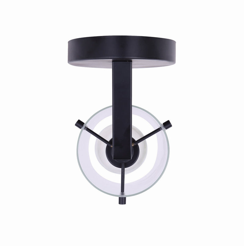 Canarm IVL759A01BK One Light Vanity, Black