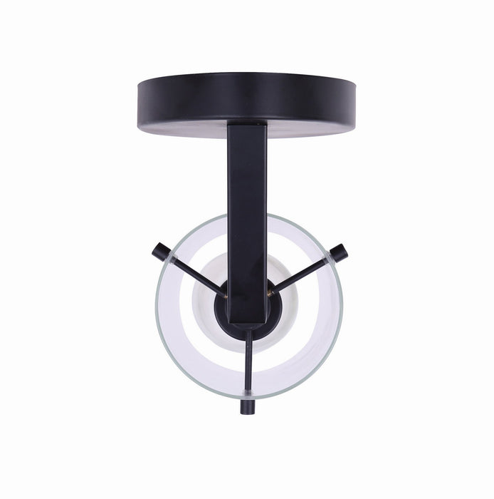 Canarm IVL759A01BK One Light Vanity, Black