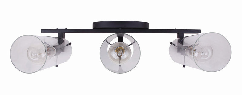 Canarm IVL759A03BK Three Light Vanity, Black