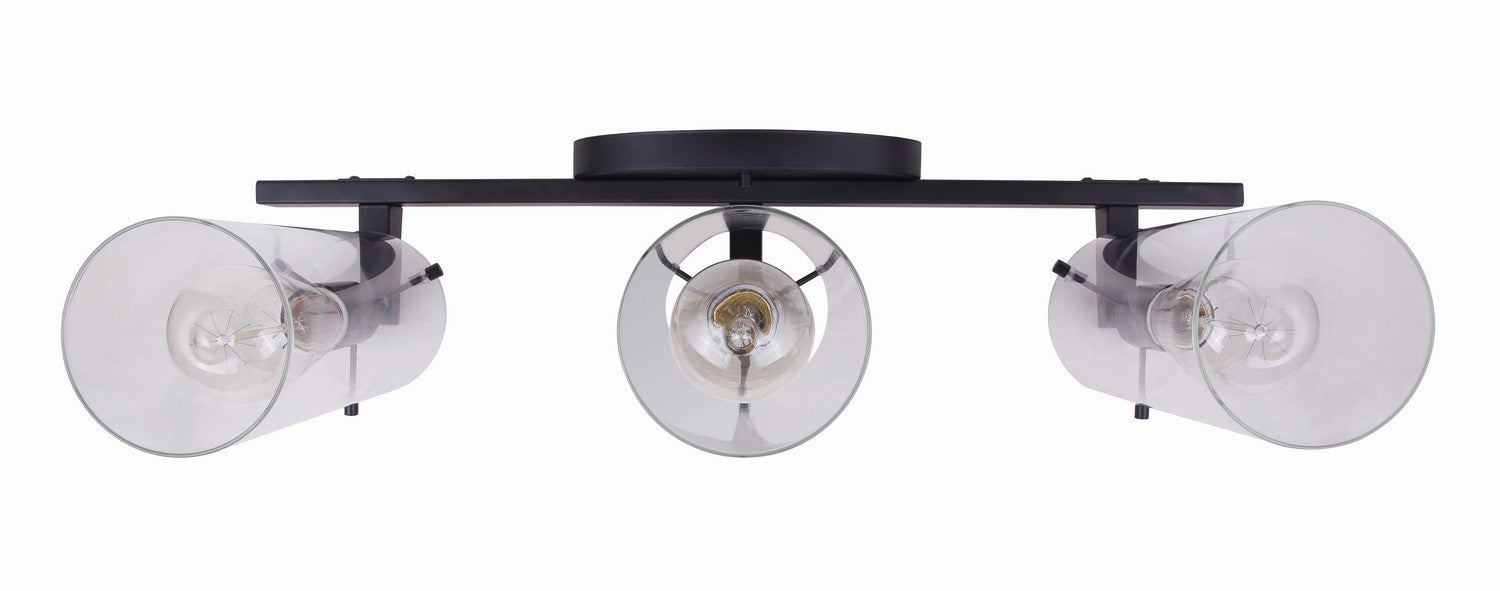 Canarm IVL759A03BK Three Light Vanity, Black