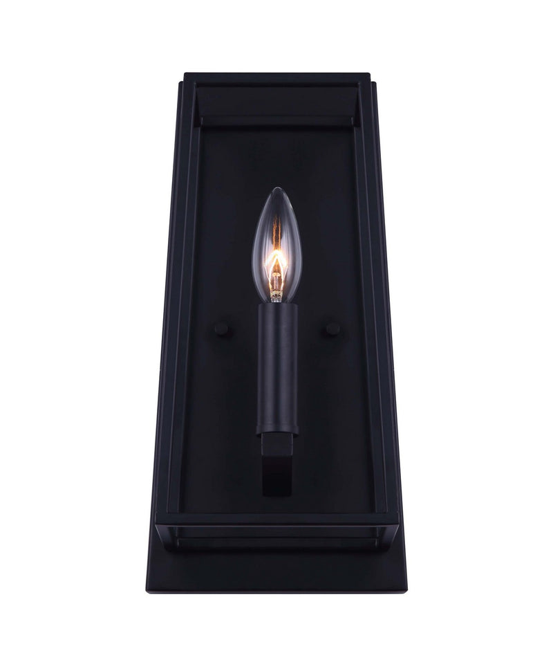 Canarm IWL763A01BK One Light Wall Sconce, Brushed Nickel