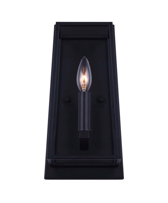 Canarm IWL763A01BK One Light Wall Sconce, Brushed Nickel