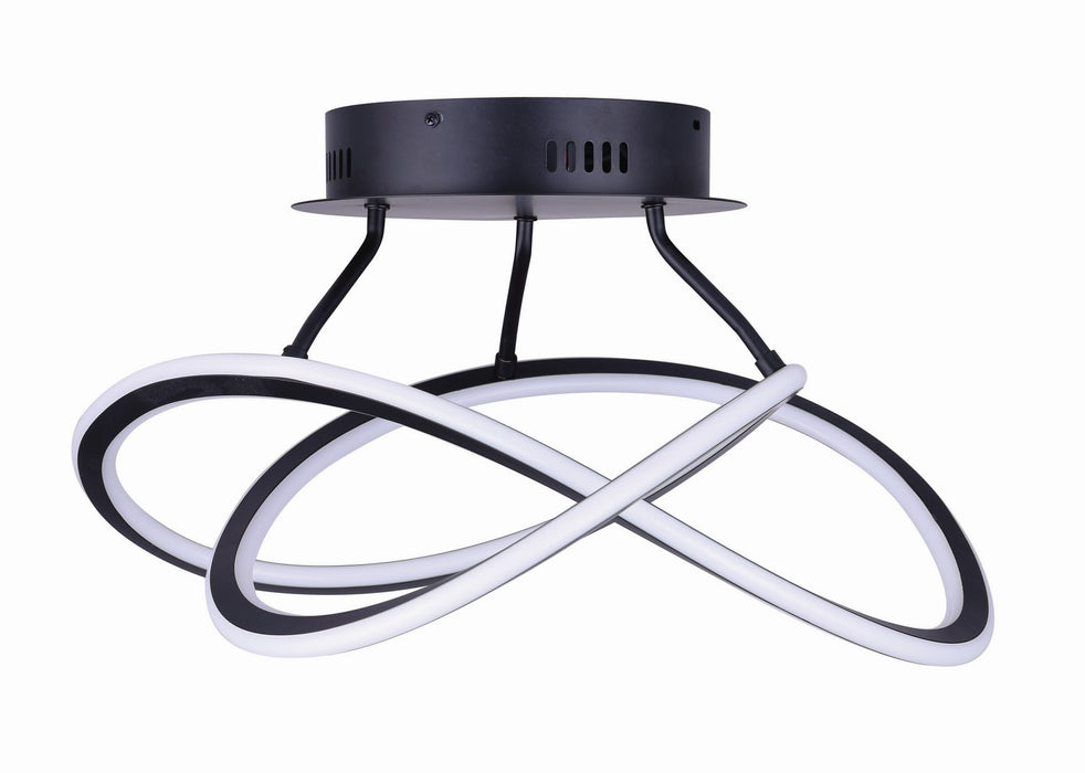 Canarm LSF155A21BK LED Semi-Flush Mount, Black