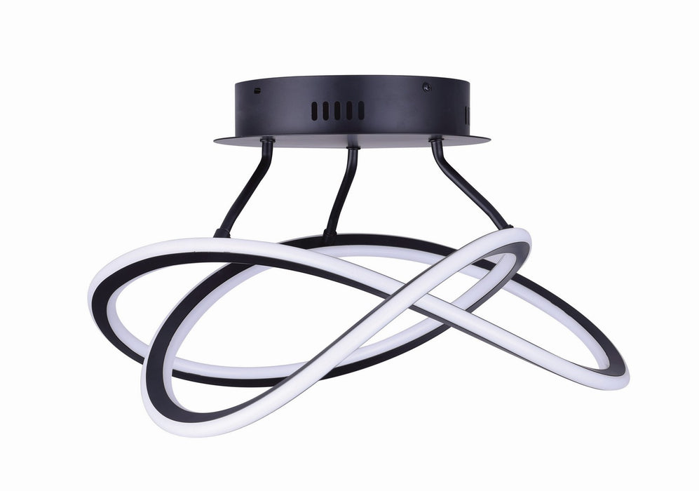 Canarm LSF155A21BK LED Semi-Flush Mount, Black