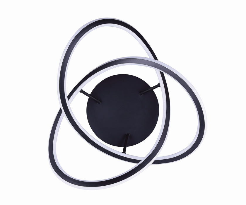 Canarm LSF155A21BK LED Semi-Flush Mount, Black