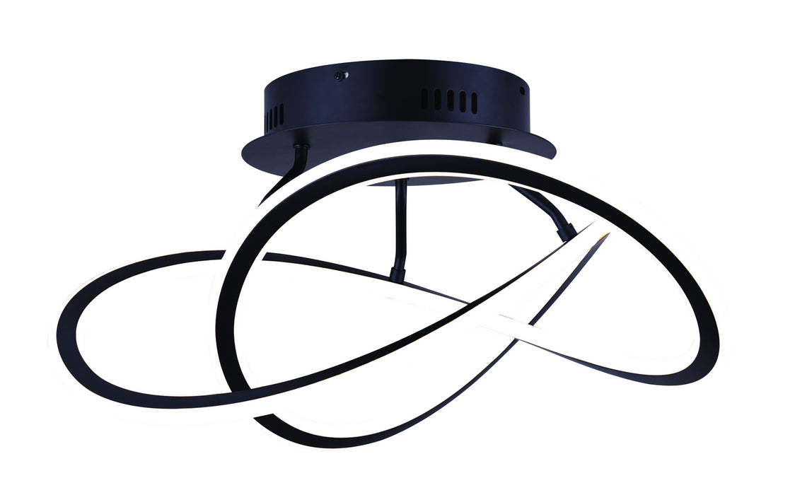 Canarm LSF155A21BK LED Semi-Flush Mount, Black
