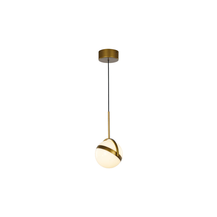 Alora PD301001SG LED Mini Pendant, Satin Gold