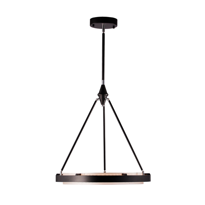 Alora PD302724CBSS LED Pendant, Classic Black/Silver Shimmer