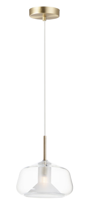 ET2 E10042-18SBR LED Pendant, Satin Brass